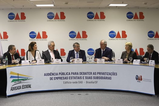 OAB promove discussão sobre política de privatizações