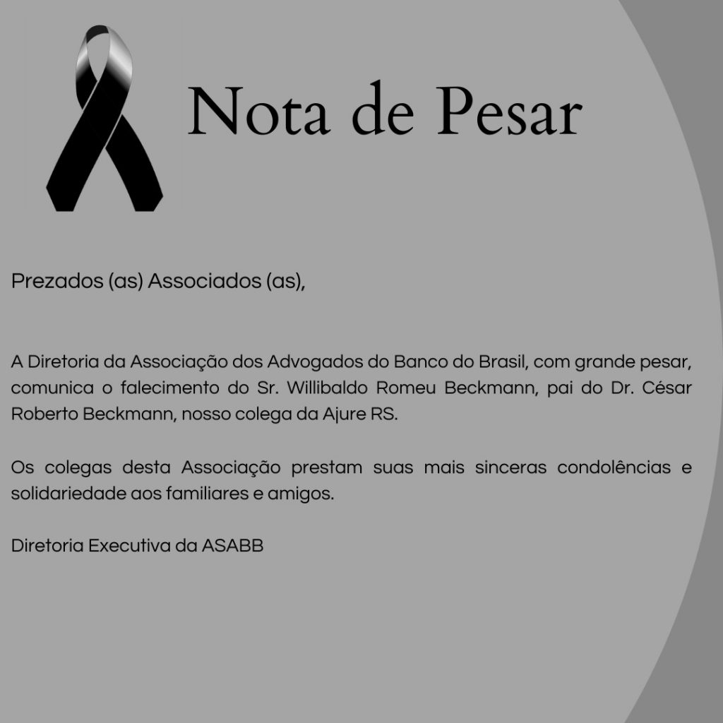 Nota de pesar